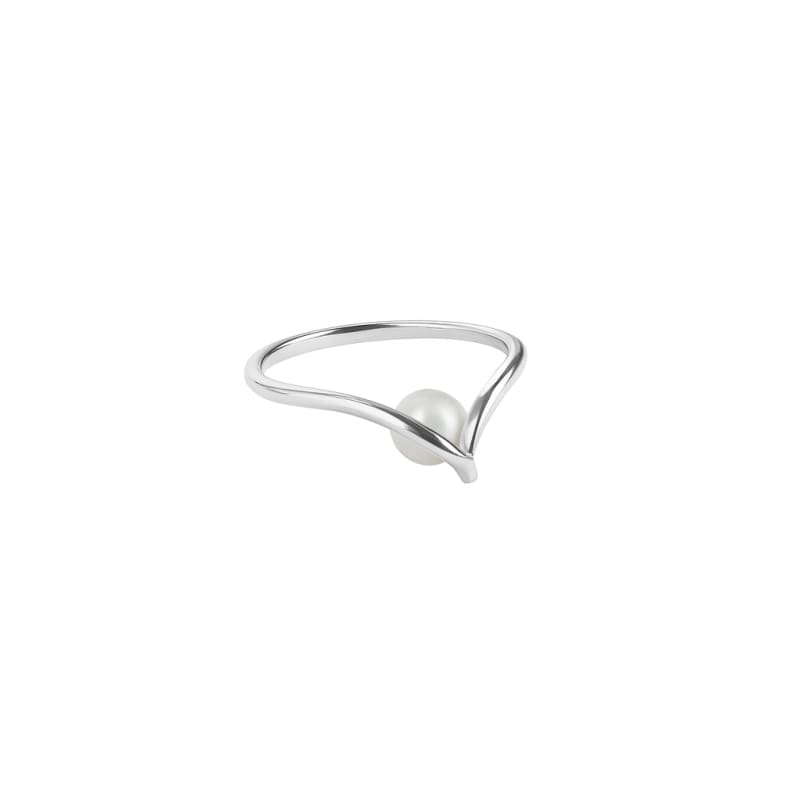 Sela Pearl Ring 52   Silver