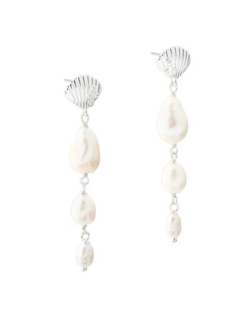 Shelly Pearl Long     Silver