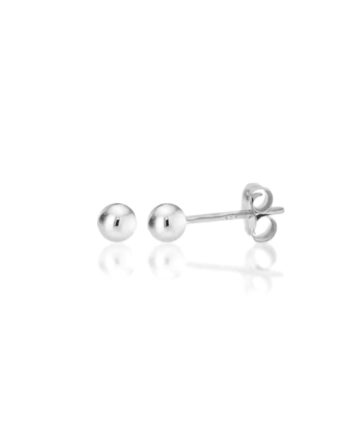 Shiny Ball Earstud   Silver
