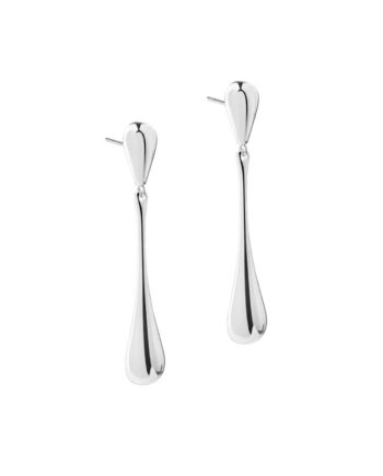 Shiny New Drop Earring   Silver