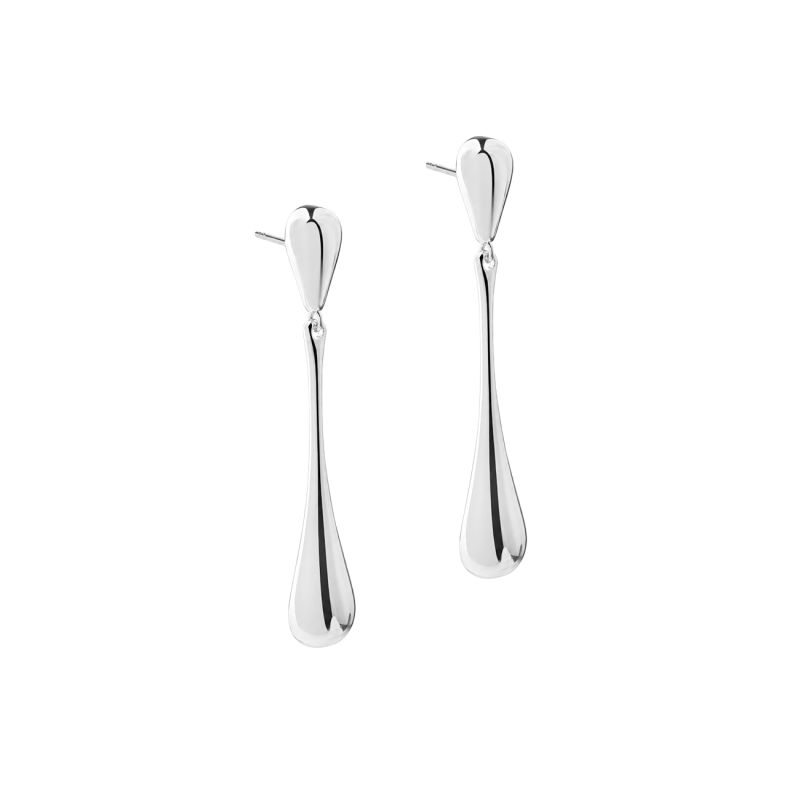 Shiny New Drop Earring   Silver