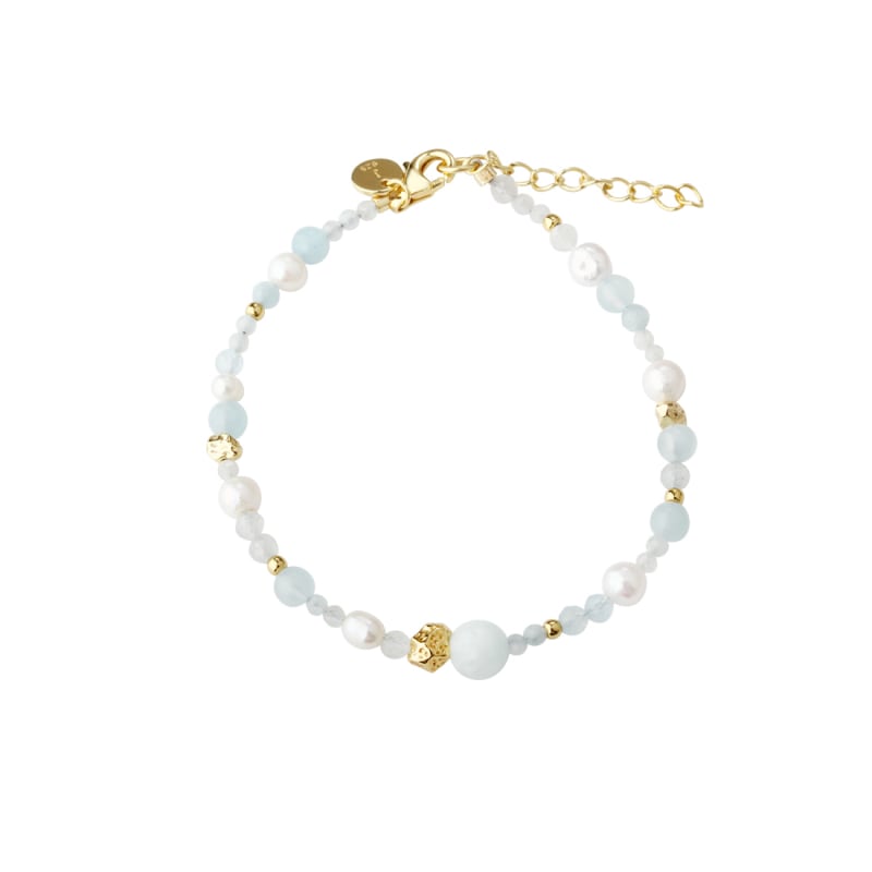 Sinna Pearl Bracelet   Golden