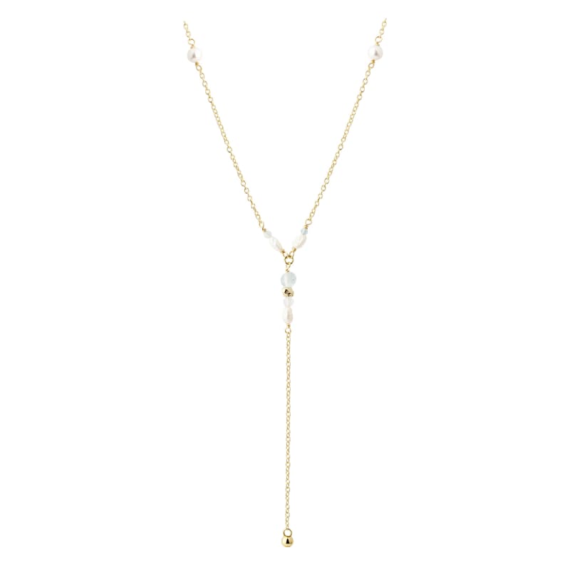 Sinna Pearl Necklace   Golden