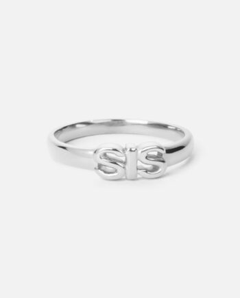 Sis Ring Sølvfarvet