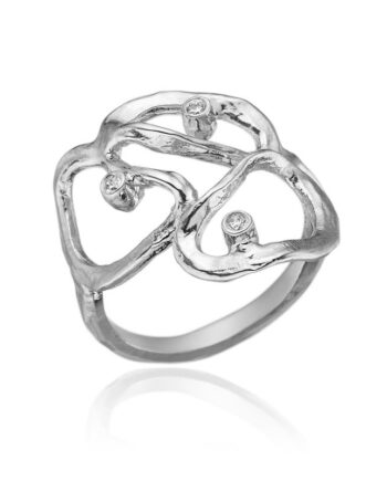 Skøn Ring Med Zirkonia 55