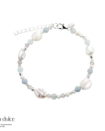 Armbånd   Sky Blue Pearl