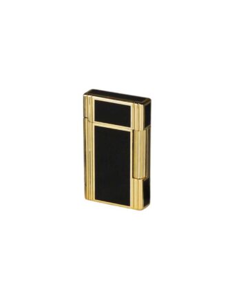 Sky Kvalitets Lighter   Sort Og Guld Flintlighter