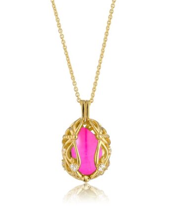 Smykke æg Med Pink Onyx