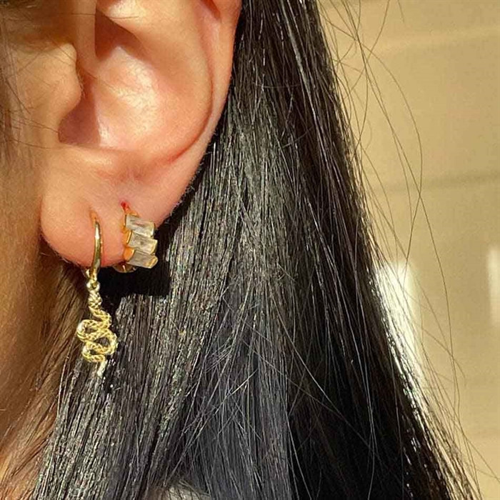 Snake ørering   Sterling