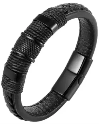 Sort Crawe Herrearmbånd