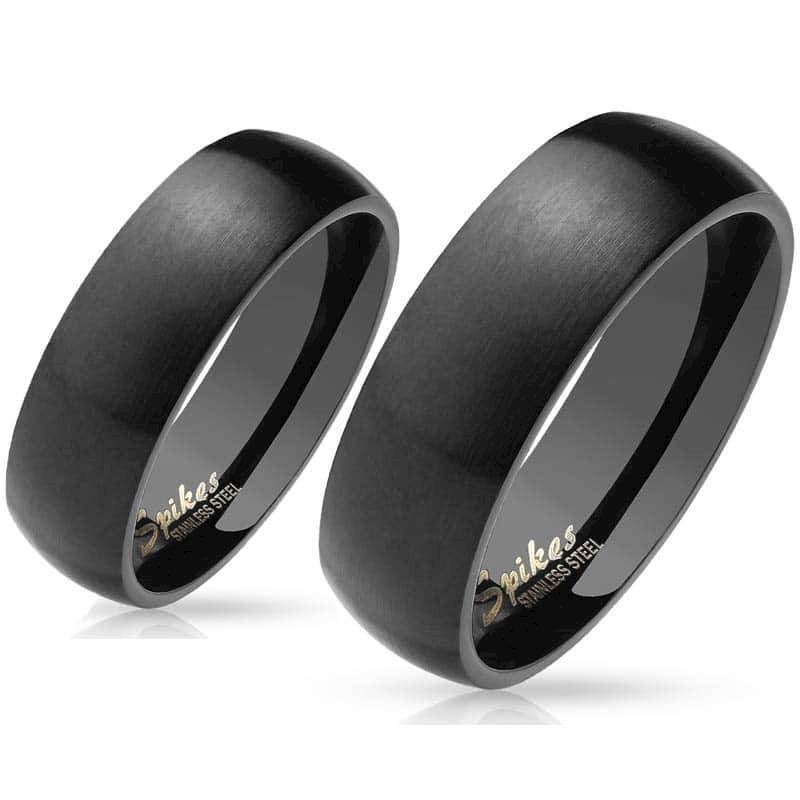Sort Mat Forlovelsesring