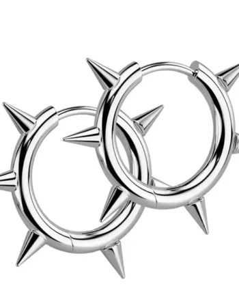 Spids ørering Med Store Spidser     Cm