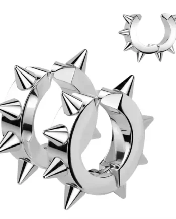 Spikes øreclip   Ip ædelstål Steel