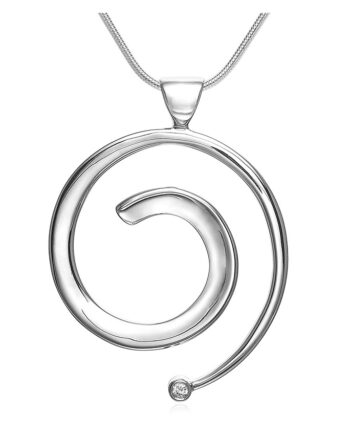 Spiral Vedhæng   Sølv