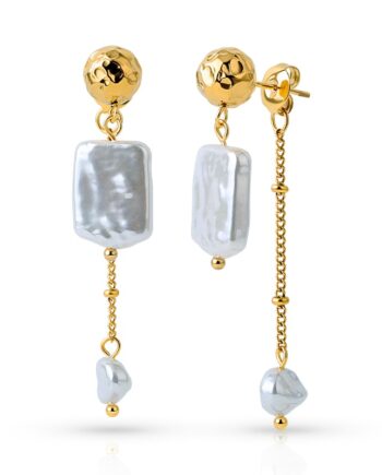 Square Pearl Earstud