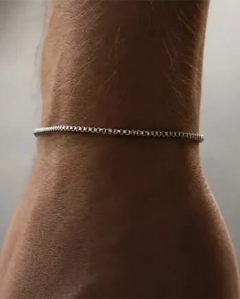 Steel Edge Armbånd     8mm Herre Armbånd   316l ædelstål  18-20 Cm
