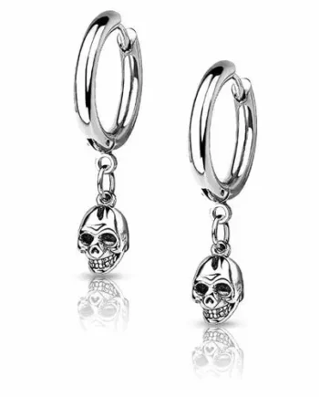 Steel Skull Kranie ørering   Stk