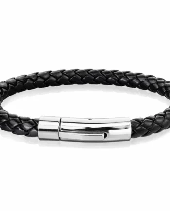 Steel Xt Armbånd   Sort Imt Læder