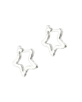 Stella Hoop    Silver