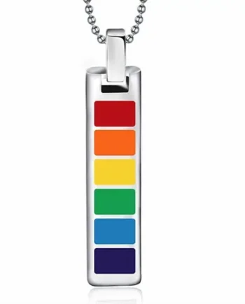 Stick Gpride Halssmykke   Stål
