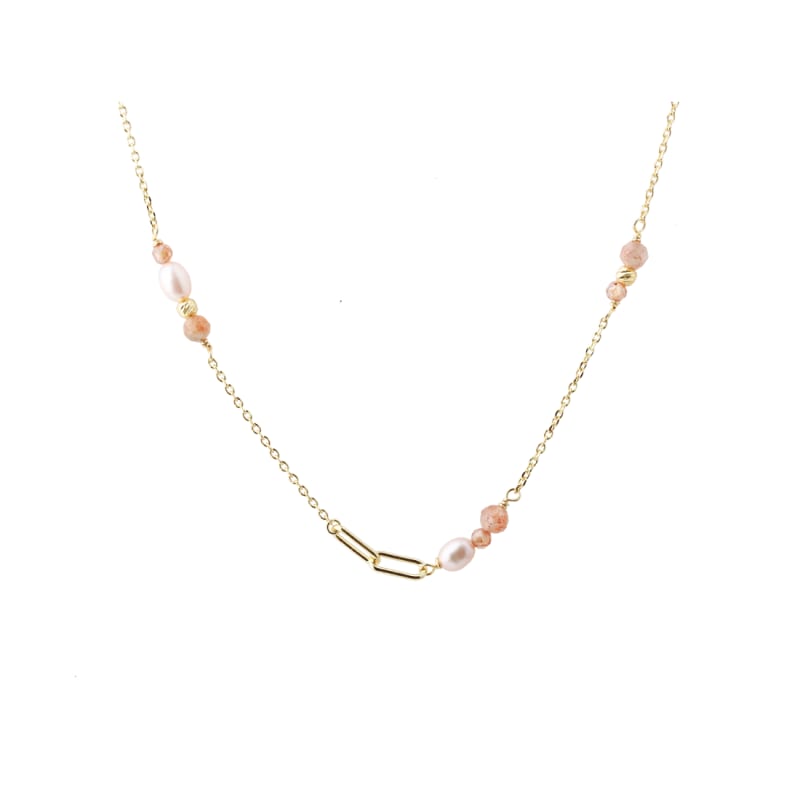Sunella Link Necklace    Golden