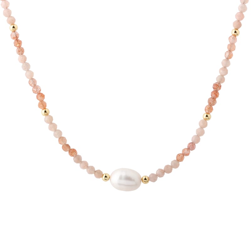 Sunella Mix Necklace   Golden