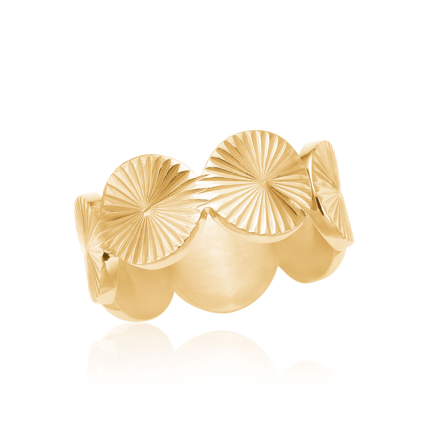 Sunhine Ring   Forgyldt Stål Sneak Peak 56