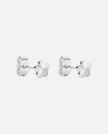 Sunset Flower Studs Sølvfarvet