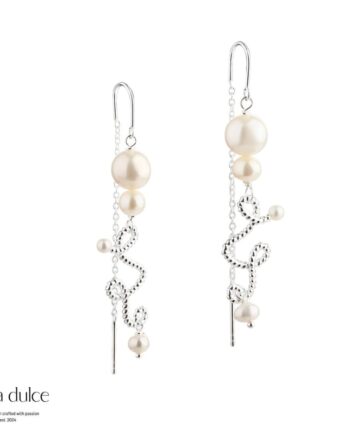 Swirl Love Earthread   Silver
