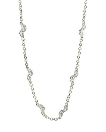 Tari Necklace   Silver