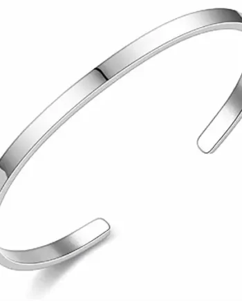 Thin Line Bangles 4mm Bred    Rustfri Stål