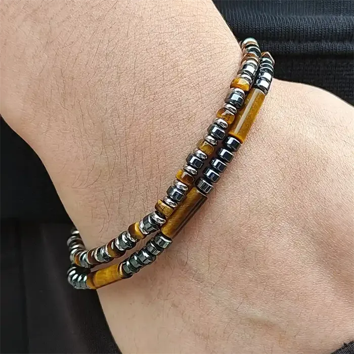 Tiger Eye Armbånd Stk