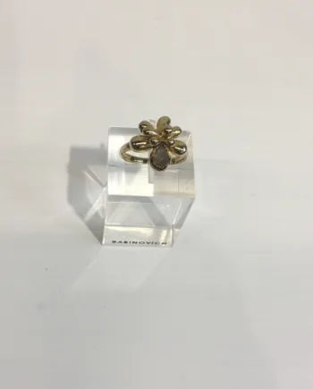 Tilbud Forgyldt Ring Med Sten Str  54 Rabinovich 250 Kr  Spar 72