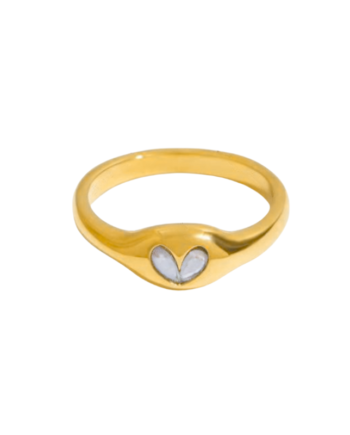 Tiny Heart Ring 52    Bay