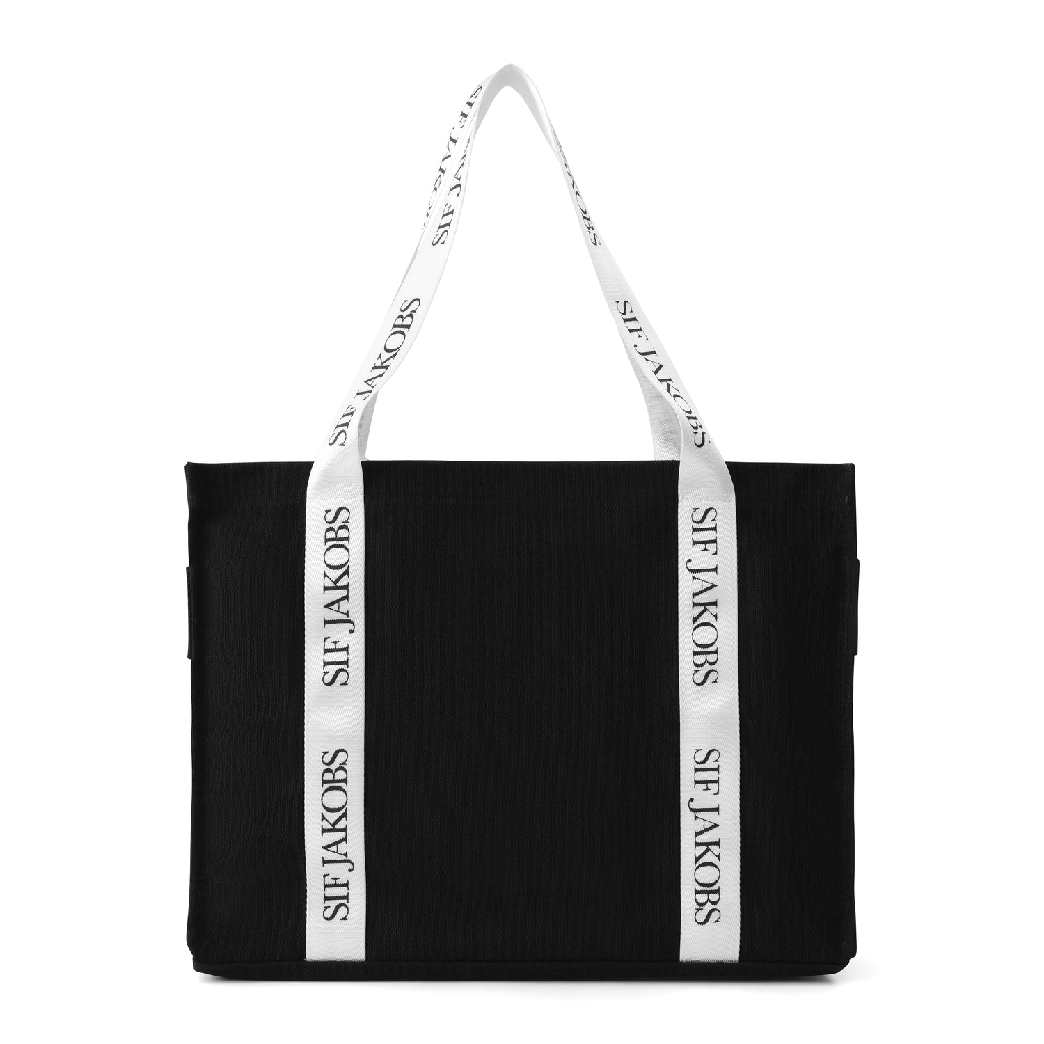 Tote Bag Black   White