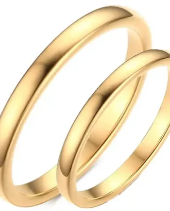 Tungsten Forlovelsesring  Quot Golden Quot