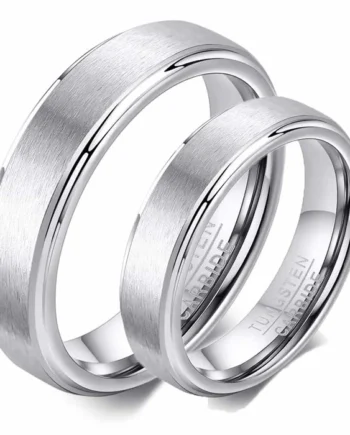 Tungsten Til Forlovelse Eller Vielse  Ring