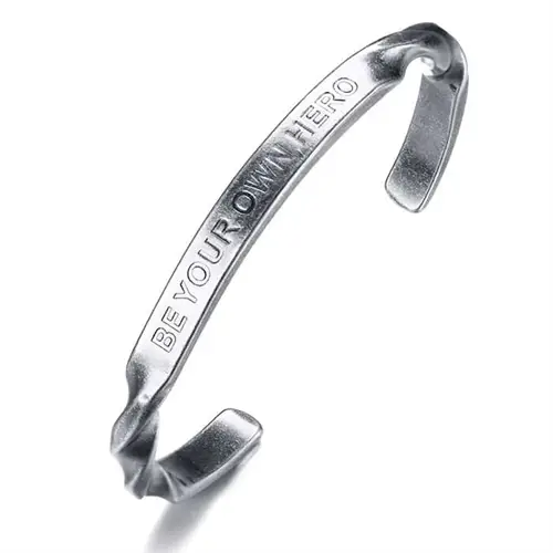 Tvistet Armbånd Oxy Stål