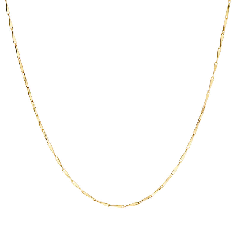 Twisty Necklace   Golden