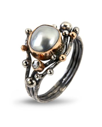 Urban Harlem Buds-  Superior Keshi Perle Ring 52