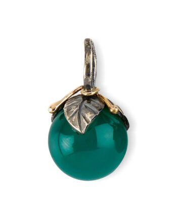Urban Leaf Drop Green Onyx Vedhæng