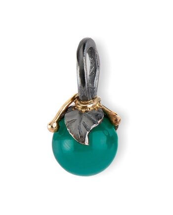 Urban Leaf Drop Green Onyx Vedhæng