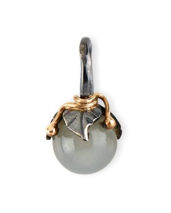 Urban Leaf Drop Grey Moonstone Vedhæng