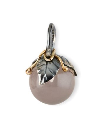 Urban Leaf Drop Rose Quartz Vedhæng