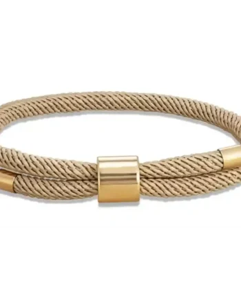 Urban Rope   Herrearmbånd   Bomuld Med Forgyldt Stål