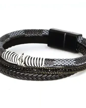 Urbani Steel Bracelet   Flettet Herre Armbånd     Cm  20   Cm