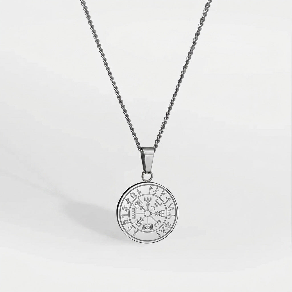 Vegvisir Halskæde  Sølv  Herre Northern Legacy
