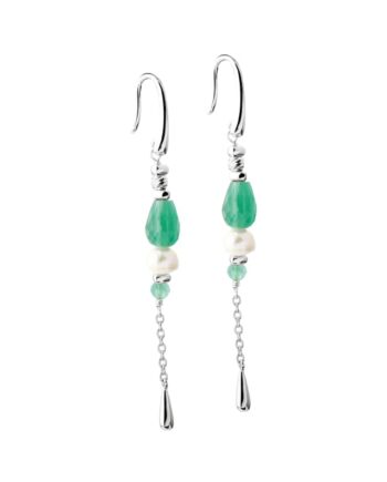 Verde Drop Earthread   Silver