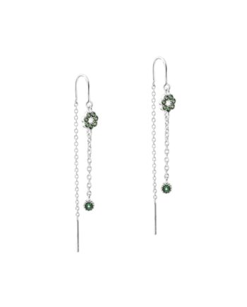 Verde Flower Earthread   Silver