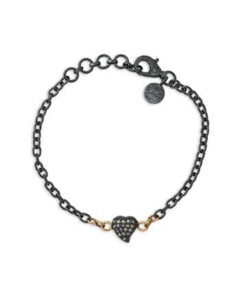 Victoria Heart Pave Armbånd